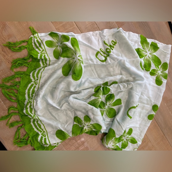 Hawaii Aloha swim vacation tourist souvenir swim bikini bottom sarong wrap - Picture 5 of 12